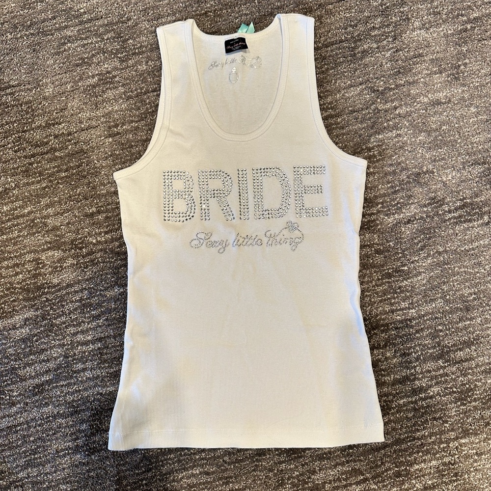 Victoria's Secret White Bride Tank Top